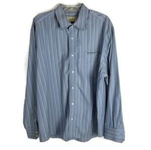 Eddie Bauer Button Down Stripe Shirt XL